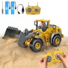 Remote Control Wheel Loader Toy, RC Sprocket Loader with Light