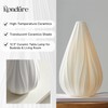 RONDURE 12.5" Modern Ceramic Table Lamp, Modern Bedside Lamps for