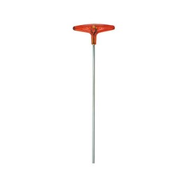 Eight 018L2.5H T-type Hex Spanner, Resin Handle, Long Type, 0.1 inch (2.5 mm), Single Item