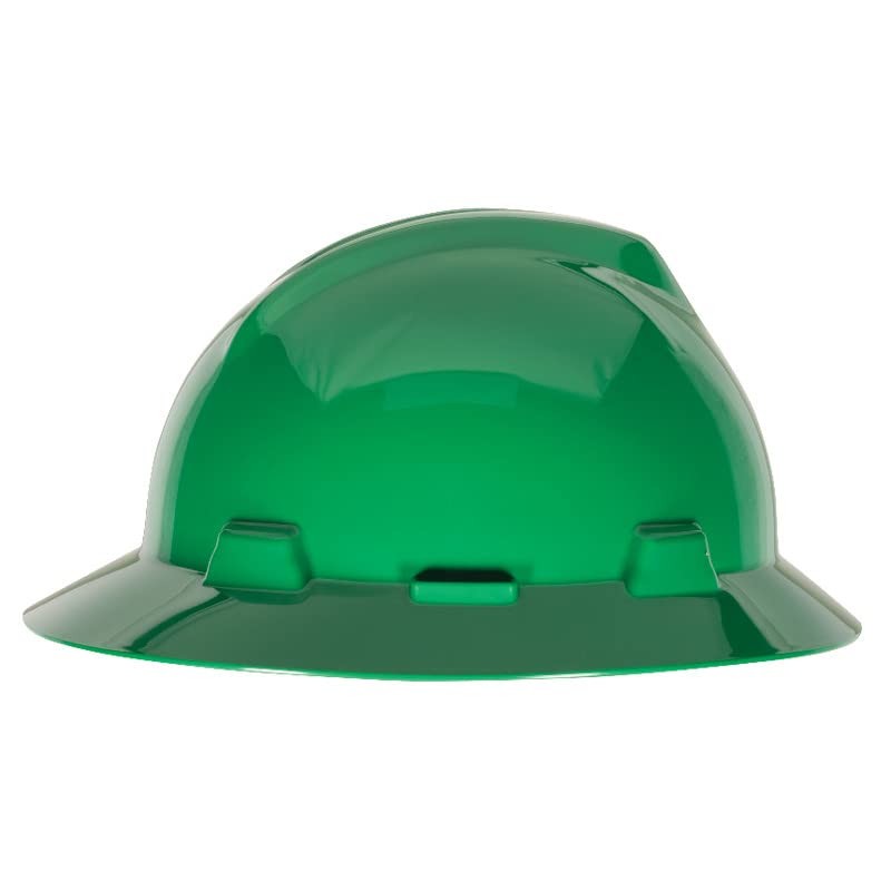 MSA 10058323 V-Gard Slotted Full-Brim Hard Hat