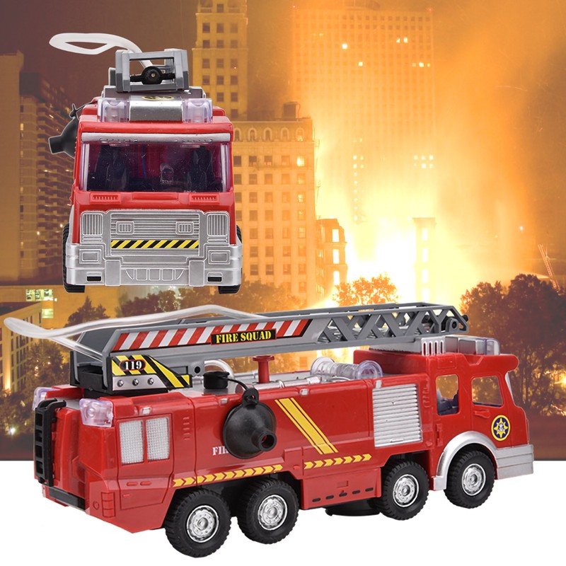 Kids Children Car Vehicle Simulation Electric Spray Water Fire Truck