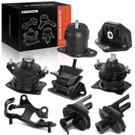 A-Premium 8PCS Engine Motor Mount Transmission Mount and Center Suspension Mount Set Compatible with Acura TL 2004 2005 2006, 3.2L, Automatic Transmission, Replace# 50830-SDA-A02, 50830-SDB-A02
