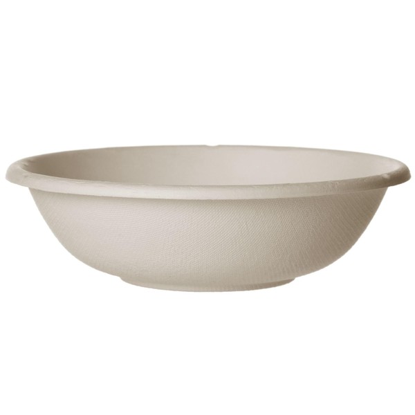 Vegware Compostable 16oz Molded Fiber Wide Bowls, Case of 800,