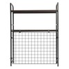 BENTFL Computer Desktop Bookcase, 2-Tier Desk Hutch, Multipurpose Countertop Storage