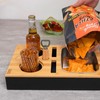 D&D Living® Couch Caddy - Bamboo Couch Console | Anti-Spill