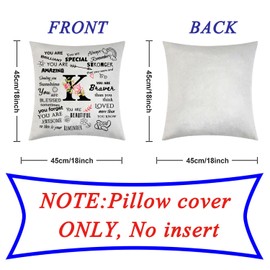Name Initial Cushion Cover Birthdays Christmas Thanksgiving Gifts Pillowcase Presents Pillow Cover Letter K Pillow Cover Pillow Covers for Friend Mum Dad Uncle Pillow Cover Gift