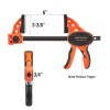 Jorgensen 2PACK 6" One Hand Clamp/Spreader Set 300LBS Clamping Force