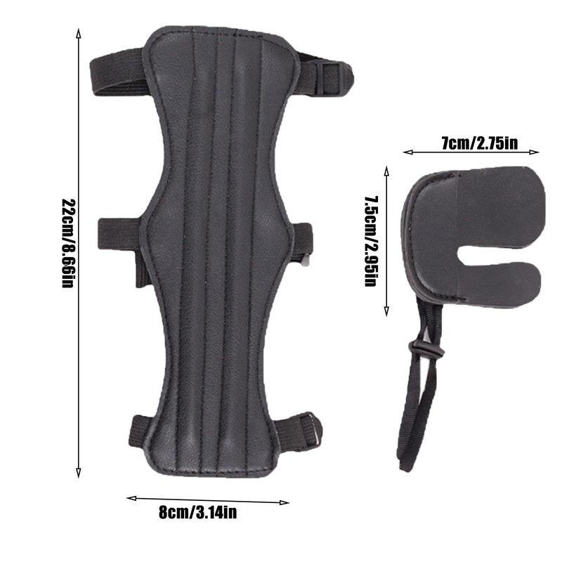 Forlush Archery Forearm Protection, Shooting Gloves Finger Protection, Archery Arm