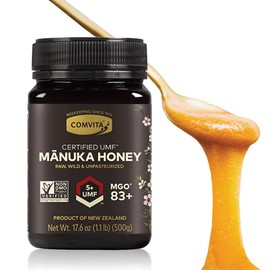 Comvita Manuka Honey (UMF 5+, MGO 83+) | New Zealand’s #1 Manuka Brand | Raw, Wild, Non-GMO | Superfood for Daily Vitality | 17.6 oz