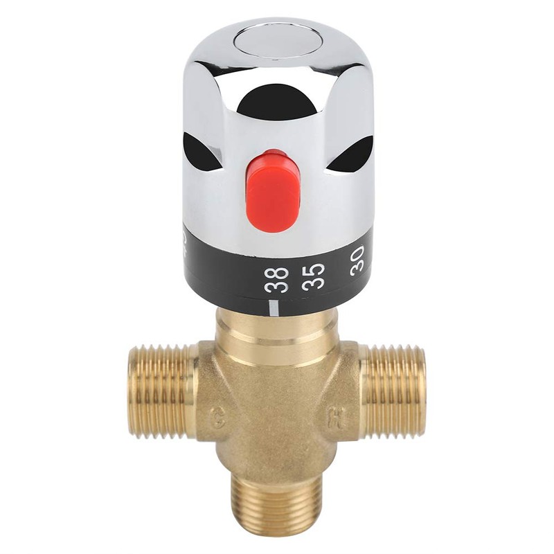 Thermostatic Mixing Valve Kiser Mixing Hot G1/2" Faucet Temperature Control
