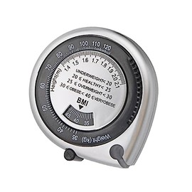 Healeved Cinta Métrica Corporal Retráctil De 59 Pulgadas Con Calculadora Bmi Para Medición Precisa De Cintura Y Composición Corporal Ideal Para Uso En