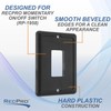 RecPro RV Mounting Plate Cover for Momentary On/Off/On Switches |