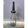 Gulf Motor Oil Bottle Spout Cap Glass Vintage Style Gas