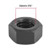 Fiero TUE5-7/16, Tuerca hexagonal grado 5 de 7/16", pavonada, bolsa