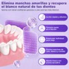 Tiras Blanqueadoras Dentales Moradas Cajas Piezas Totales Eficaz Eliminador Manchas