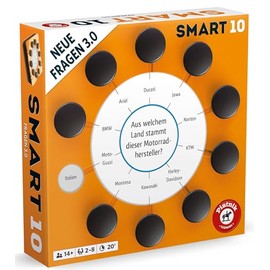 Piatnik 7242 7242 Smart 10, Additional Questions 3.0, 200 Questions with 2000 Additional Answers (German Version)