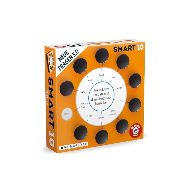 Piatnik 7242 7242 Smart 10, Additional Questions 3.0, 200 Questions
