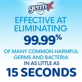 Germ-X Advanced Single-Use Hand Sanitizer Wipes, 20 Soft Wipes (Pack of 10), Fast-Drying & No Rinse Plant-Based Alcohol, Moisturizing Hand Sanitizer with 70% Alcohol
