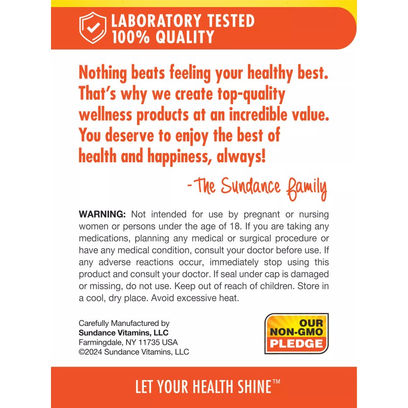 Sundance Ashwagandha Gummies 500mg | 40 Count | Vegan, Non-GMO,