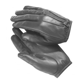 KODAA Anti-Slash Kevlar Lined Police Fire Resistant Leather Workwear Protection Gloves Heat Resistance Security SIA (Black), L (Pack of 1)