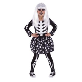 Rubie's Costume – skeletita Glow in Dark Children, M (Rubies Spain s8381-m)