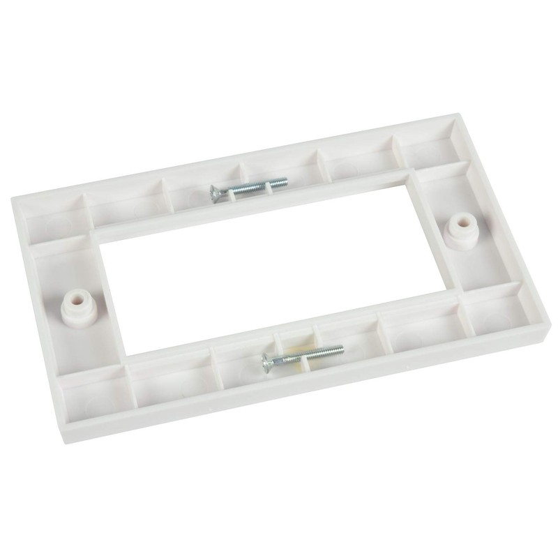 AV:Link | Double Gang Wall Plate Frame for 4 Modules