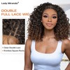 Lady Miranda Double Full Lace Braided Wigs for Black Women