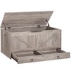 HOOBRO Storage Chest, 39.3" Toy Chest with Drawer, Wooden Storage