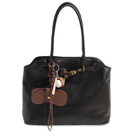 unisoul Suede Handbag Women's Tote Bag Large Shopper Bag Shoulder Bag Women's Shopper for College School Work Travel Shopping, Black01, 当代