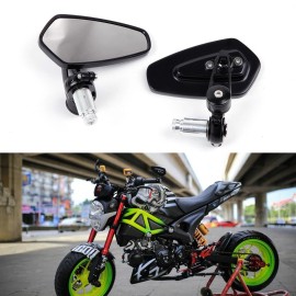 JMTBNO UNIVERSAL Motorcycle Rearview 7/8"Handle Bar Mirrors For 2019 Honda Grom 125 MSX