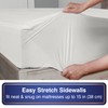 All-in-One Mattress Protector, Zippered Encasement, Water & Stain Resistant, Triple