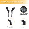 car-attention Side A-Pillar Hood Ditch Light Bar Mount Brackets For