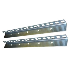 AllMetalParts 6U rack strips Zinc plated 24.2 x 19.2mm sold in pairs
