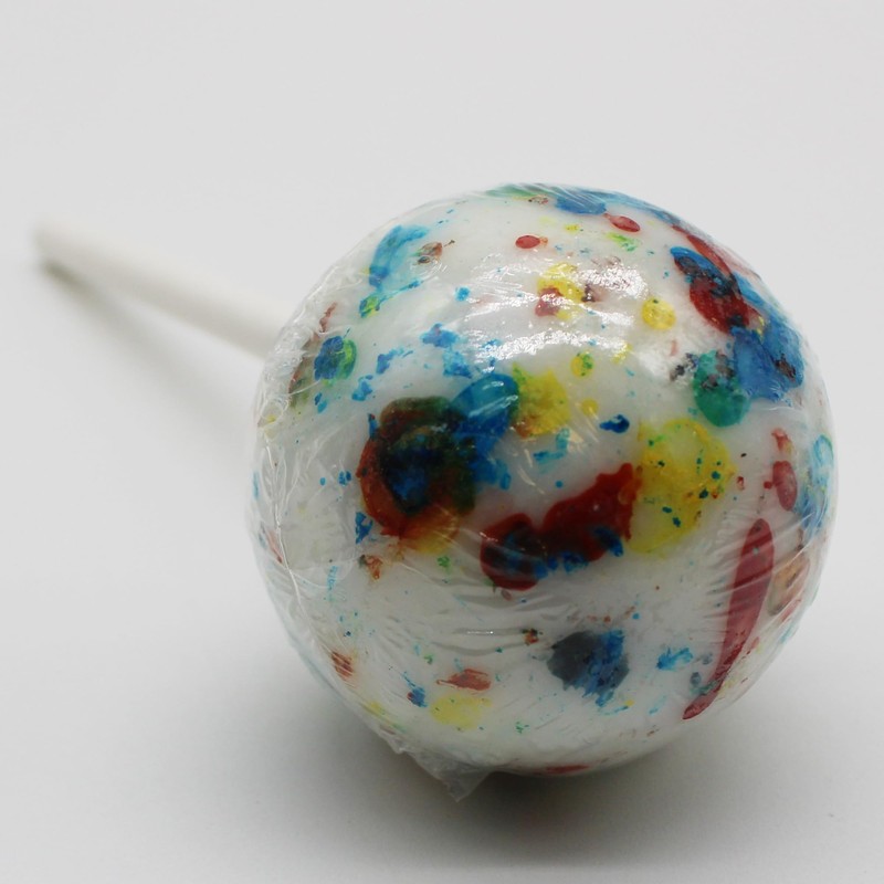 BIG 1.75 INCH Psychedelic Jawbreakers Candy on Sticks 12 Count-