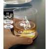 Unbranded BELGIAN MALINOIS Face ENGRAVED on Rocks or Stemless Glass