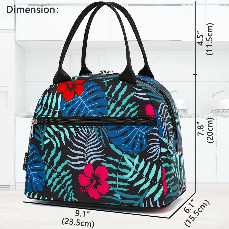 FlowFly Insulated Lunch Cooler Bag - Tote Bag Organizer for