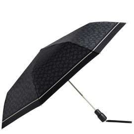 Coach Women's Signature C Umbrella, LH/Charcoal Multi