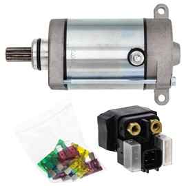NICHE Starter Motor Solenoid Kit For Yamaha Rhino 660 Kodiak 450 5KM-81890-00-00 5B4-81940-00-00 ATV
