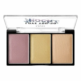 NYX PROFESSIONAL MAKEUP Love You so Mochi Highlighting Palette, Lit Life LYSMHP0