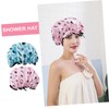 Beavorty 2pcs Shower Cap Cap Makeup Shower Cap Cap Bath