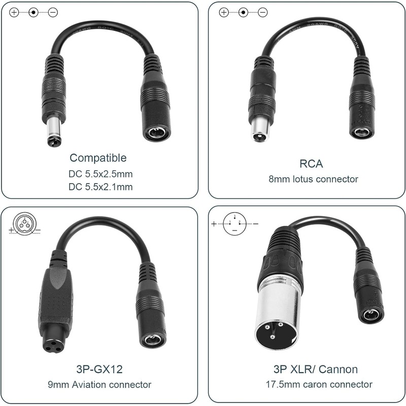 SGS Certified 42V 2A Scooter Charger with 5 Plugs Connections,
