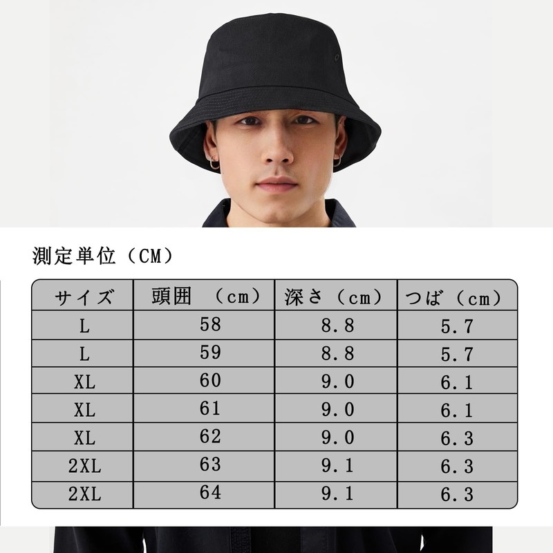 Glitovox Men's Bucket Hat, Large Size, Safari Hat, Extra Large,