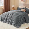 BEDELITE Fleece Twin Comforter Set -Super Soft & Warm Fluffy