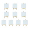 10Pcs Mini Easel Stand 5.9in High 3.1in Wide Adjustable Slope