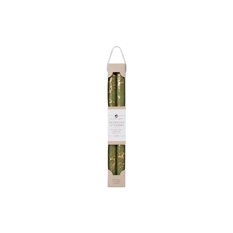Northern Lights Candles - Premium Decorative Tapers - 12" 2PK