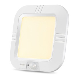 ANOTEK Battery Powered LED Ceiling Light Motion Sensor Light, Motion Sensor Ceiling Light Warm White Light Auto On/Off for Basement Closet Hallway Cabinet Kitchen