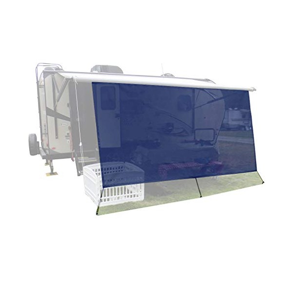 leaveshade RV Awning Sunshade Screen â Tentproinc 7'X10'3''- Navy Blue