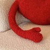 Red Heart Pillow Cartoon Plush Soft Comfortable Heart Shaped Pillow