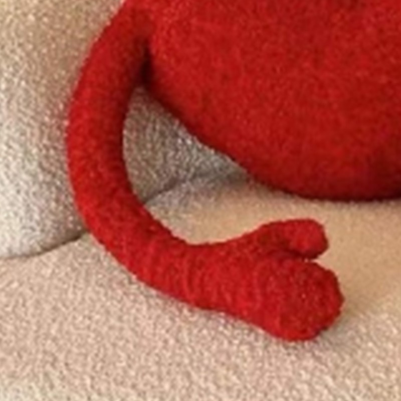 Red Heart Pillow Cartoon Plush Soft Comfortable Heart Shaped Pillow