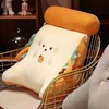 Backrest Pillow Washable Removable Cover Soft Cartoon Animal Back Support